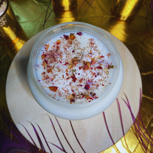 "Goddess" - Rose & Chamomile Reiki Infused Candle